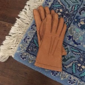 Romanian Vintage Leather Gloves